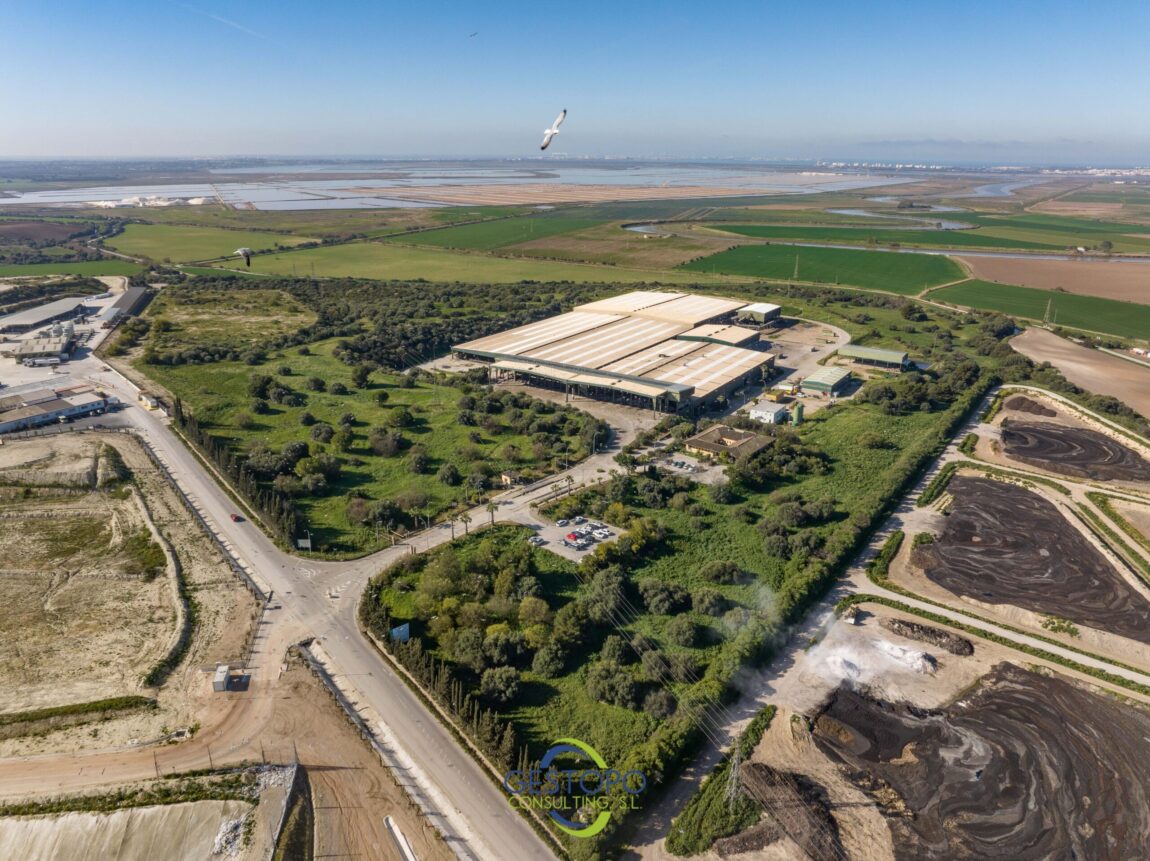 Actuamos en la Planta de Reciclaje y Compostaje Las Calandrias realizando el levantamiento topográfico y la asistencia técnica en obra